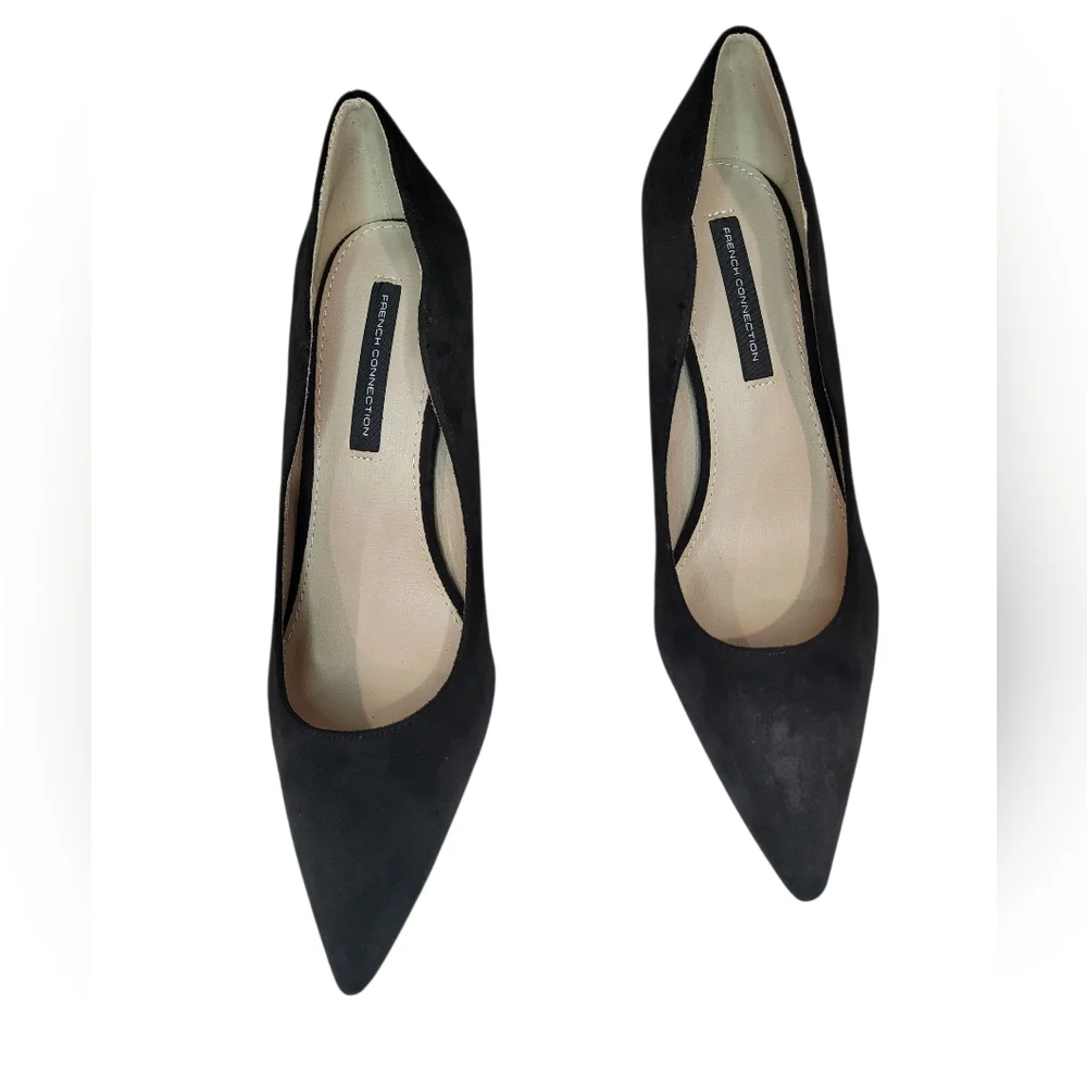 French Connection Women's Scallop Slip-On Heels 8.5 NIB